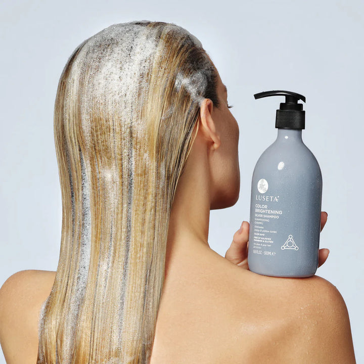 LUSETA Color Brightening Silver Shampoo - 500ml | لوسيتا شامبو سيلفر - 500 مل