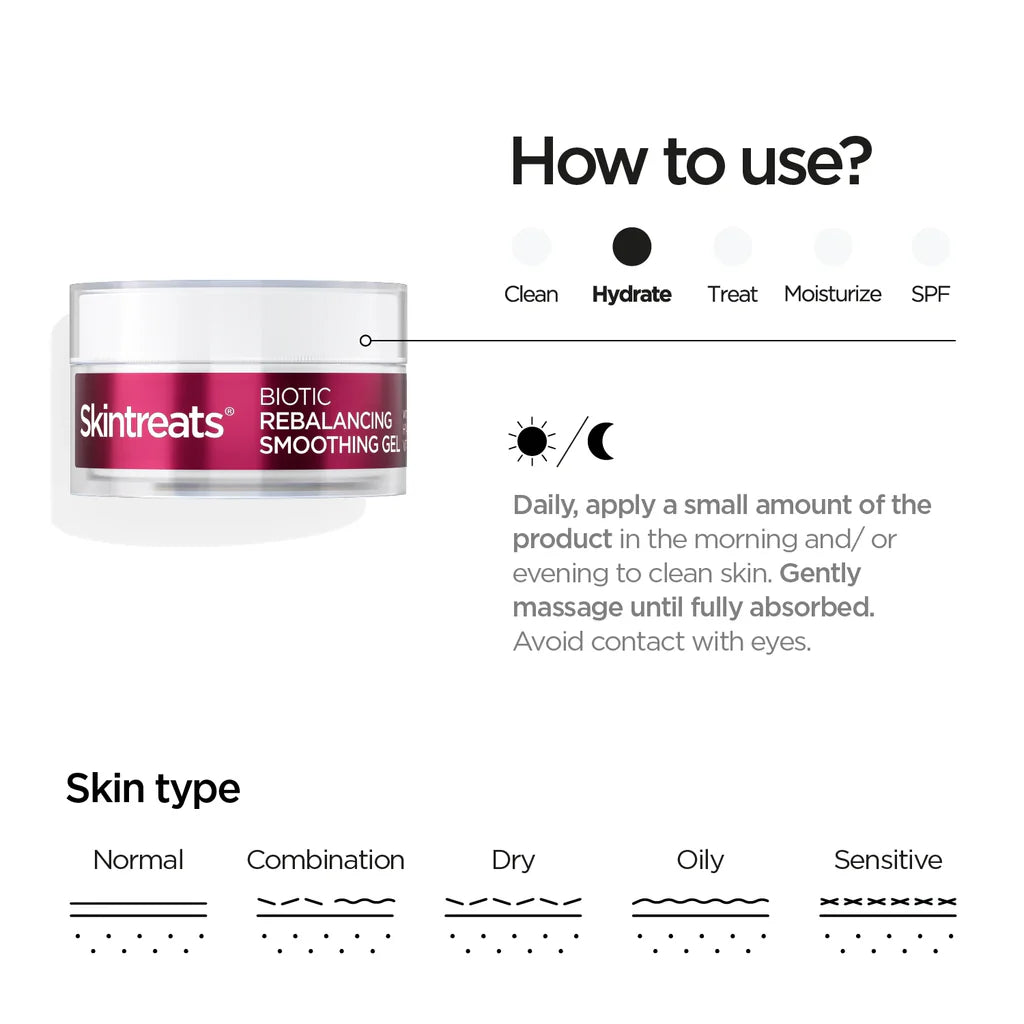 REVOX Biotic Rebalancing Smoothing Gel - 50ml|  ريفوكس جل مرطب للبشرة  -50 مل