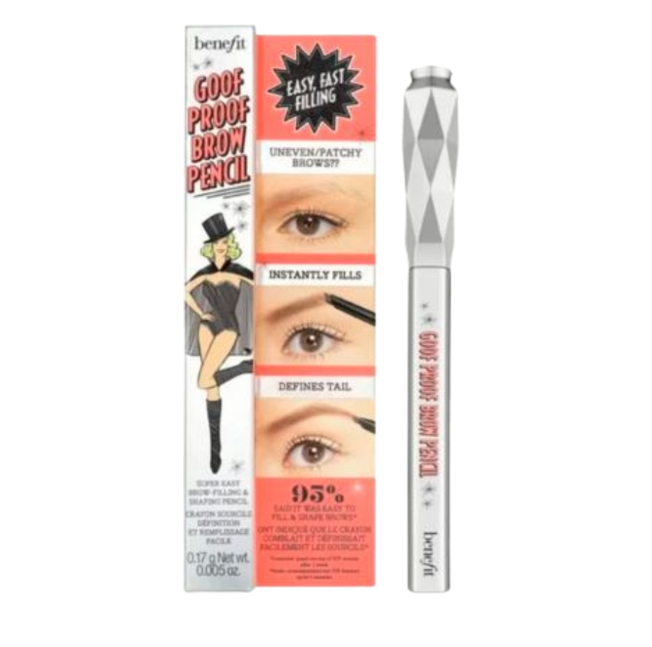Benefit GOOF PROOF EYEBROW PENCIL - 0.17g | 0.17g - بنفت غووف قلم تحديد الحواجب