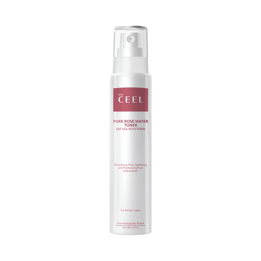 the CEEL Pure Rose Water Toner For All Skin Types - 100m | ذا سيل تونر بخاخ ماء الورد - 100 مل