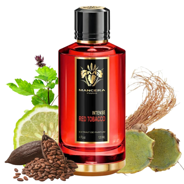 Mancera Intense Red Tobacco  Extrait De Parfum 120 ml |عطر مانسيرا ريد توباكو انتنس للرجال 120 مل