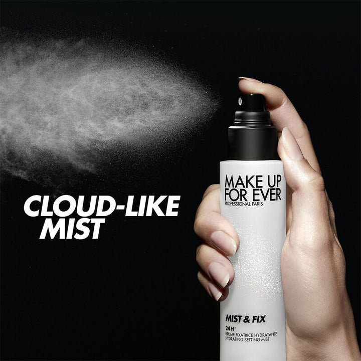 Make Up For Ever Mini Mist&Fix 24H Hydrating Setting Mist - 30ml | ميك اب فور ايفر مثبت مكياج بخاخ - 30 مل
