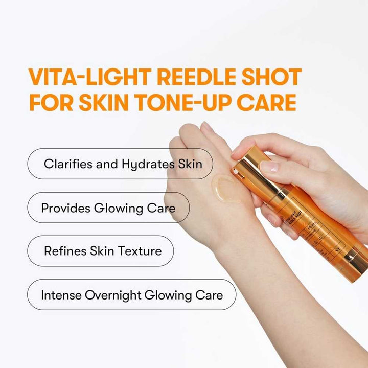 VT - Vita-Light Reedle Shot 100 - 50ml | في تي كوزمتيك سيروم علاجي مكثف للبشرة - 50 مل
