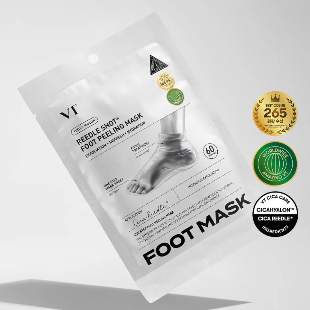 VT Cosmetics Reedle Shot Foot Peeling Mask | في تي كوزمتيك ماسك تقشير القدم ريدل شوت