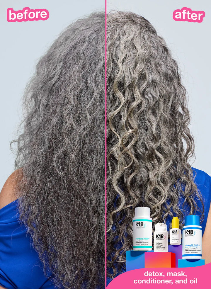 K18 Prep+Repair Mini Detox Shampoo - 53x50ml | كي 18 مجموعة شامبو + ماسك لترميم و تجهيز الشعر -  53x50 مل