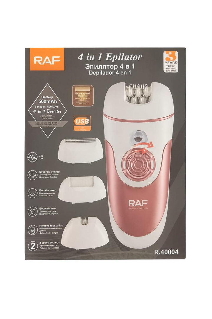 RAF 4 in 1 Epilator |  آلة إزالة الشعر 4 في 1 من راف