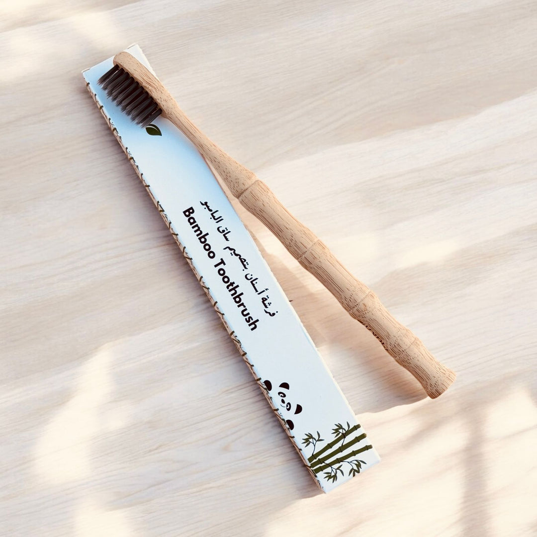 Mura Bamboo Shank Design Toothbrush | مورا فرشة الاسنان بتصميم ساق البامبو