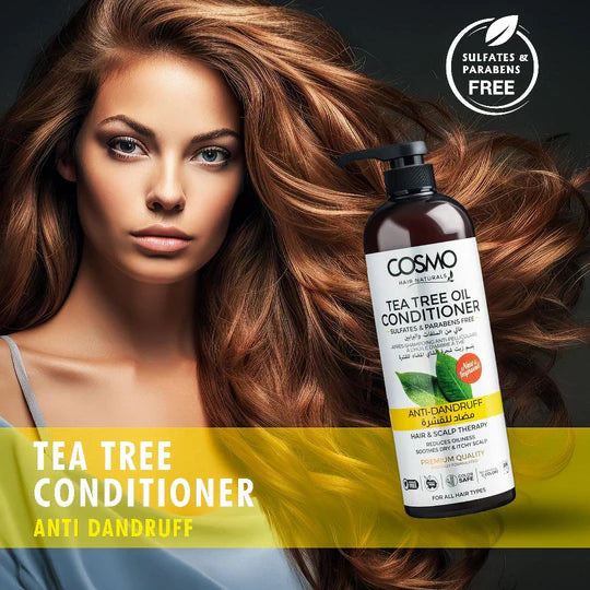 COSMO Tea Tree Oil Anti-Dandruff Conditioner - 1000ml | كوزمو بلسم زيت شجرة الشاي - 1000 مل
