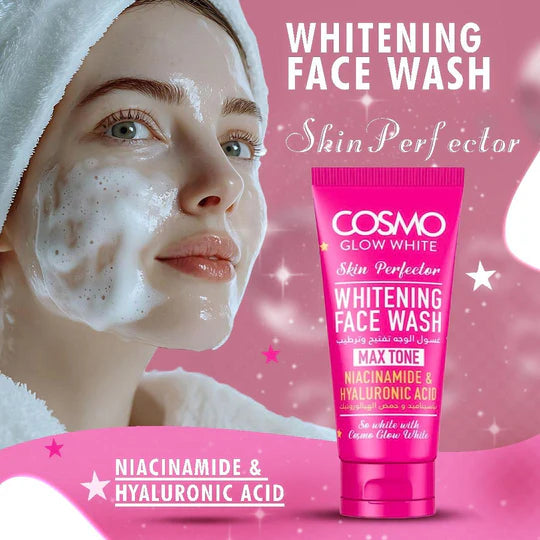 COSMO whitening face wash max tone - 125ml | كوزمو غسول مفتح للوجه - 125 مل