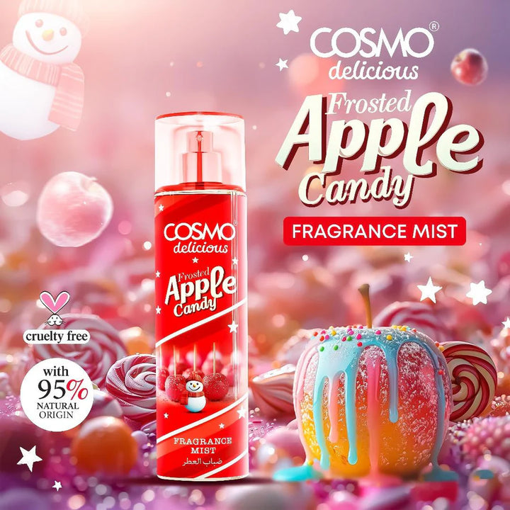 Cosmo Apple Candy Fragrance Mist - 250ml | ميست الجسم كوزمو بتفاح الحلوى – 250 مل