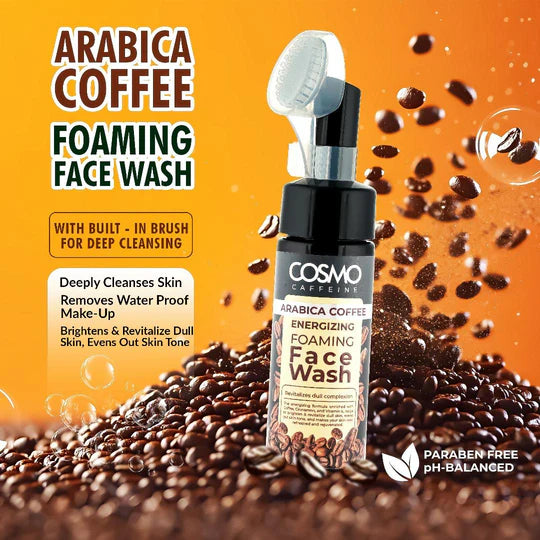 COSMO Arabica Coffee Foaming Face Wash - 175ml | كوزمو غسول رغوي للوجه بالقهوة - 175 مل