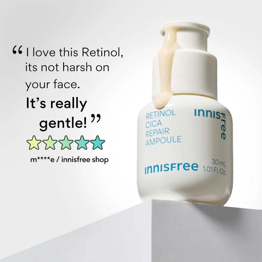 INNISFREE Retinol Cica Repair Ampoule  -30ml |إينيسفري الريتينول سيكا ريبير امبول -30 مل