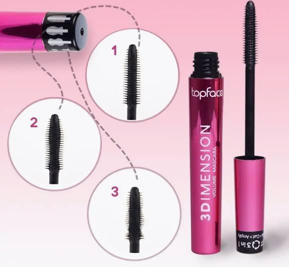 Top Face 3d Dimension Volume Mascara - 8 ml | ماسكارا توبفيس 3 ديمنشن فوليوم – 8 مل