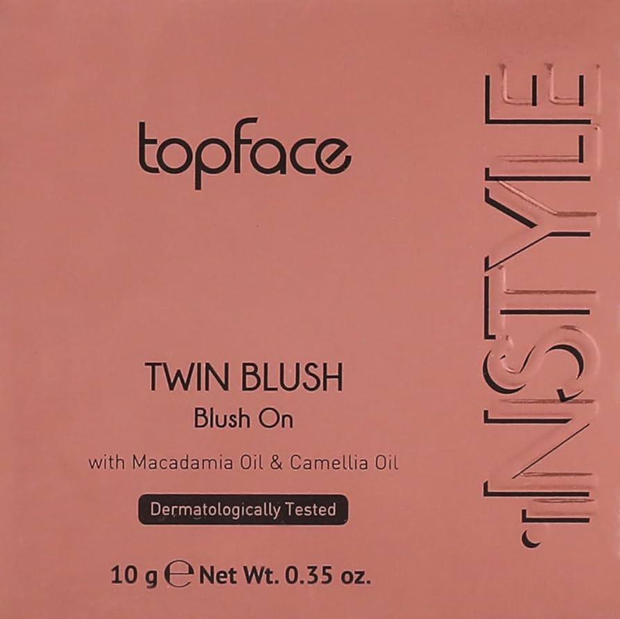 TOPFACE INSTYLE TWIN BLUSH On  - 10g | توب فيس إن ستايل توين بلاش أون – 10 غ