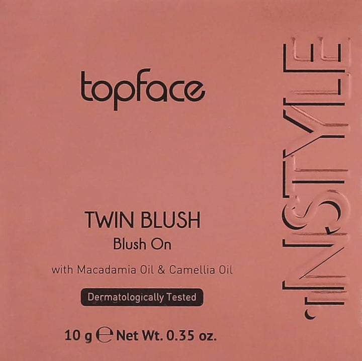 TOPFACE INSTYLE TWIN BLUSH On  - 10g | توب فيس إن ستايل توين بلاش أون – 10 غ