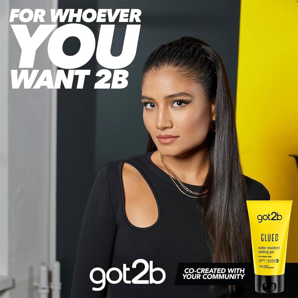 Got2b Glued Water Resistant Spiking Gel - 150ml | غوت تو بي  جل لاصق مقاوم للماء -150 مل