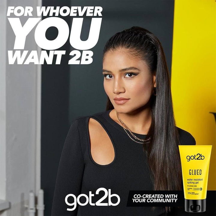 Got2b Glued Water Resistant Spiking Gel - 150ml | غوت تو بي  جل لاصق مقاوم للماء -150 مل