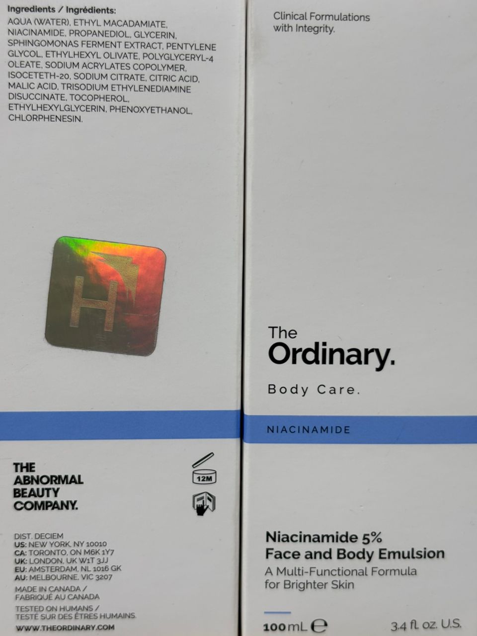 The Ordinary Niacinamide 5% Face and Body Emulsion - 100ml| ذا أورديناري مستحلب النياسيناميد للوجه والجسم 5%  -100مل