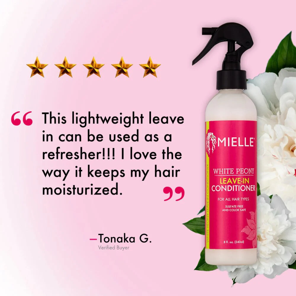 MIELLE White Peony Leave-In Conditioner - 240ml | ميلي بلسم ليف ان - 250 مل