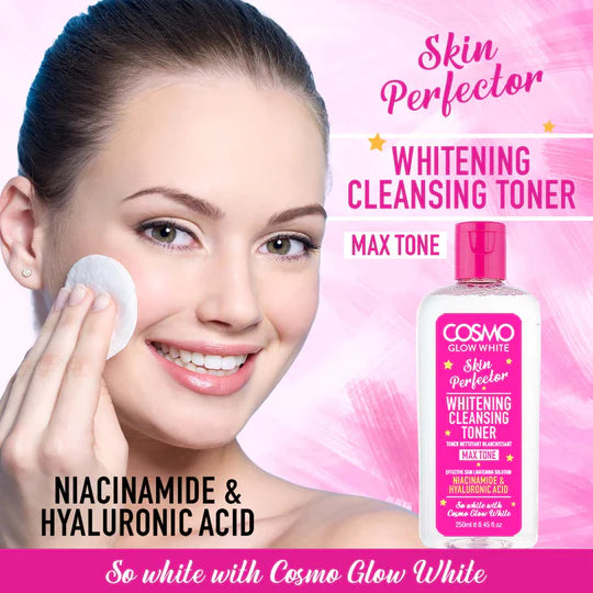 COSMO Whitening Cleansing Toner - 250ml | كوزمو تونر مفتح و منظف - 250 مل