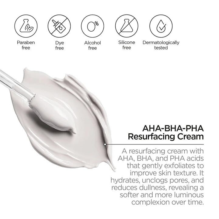 REVOX Zitcare AHA BHA PHA Resurfacing Cream - 50ml|  ريفوكس كريم تجديد البشرة -50 مل