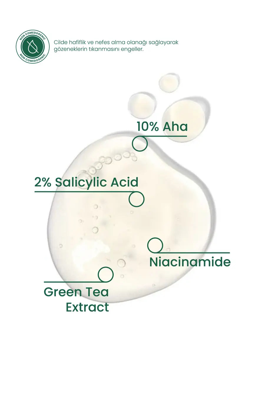 cosmogenesis labs Exfoliating Facial AHA + BHA Serum AHA 10% - 30ml | كوزمز جينيسس لابز سيروم مقشر بالأحماض - 30 مل