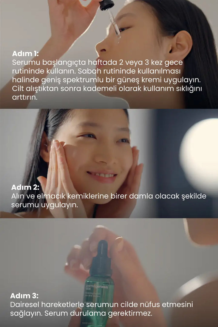 cosmogenesis labs Exfoliating Facial AHA + BHA Serum AHA 10% - 30ml | كوزمز جينيسس لابز سيروم مقشر بالأحماض - 30 مل