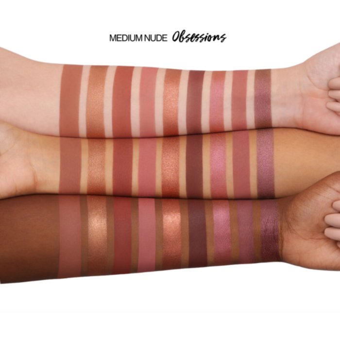 Huda Beauty Nude Medium Eyeshadow Palette - 9x1.1g| هدى بيوتي باليت ظلال للعيون 9*1.1 غرام