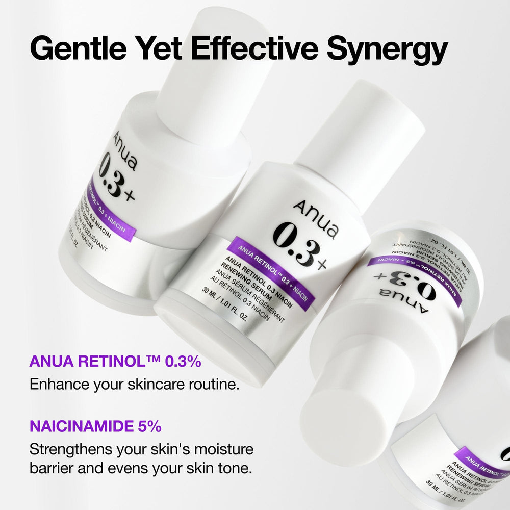 Anua Nano Retinol 0.3% + Niacin Renewing Serum - 30ml | أنوا سيروم الريتيونل 0.3% + نياسيناميد لتجديد البشرة - 30 مل