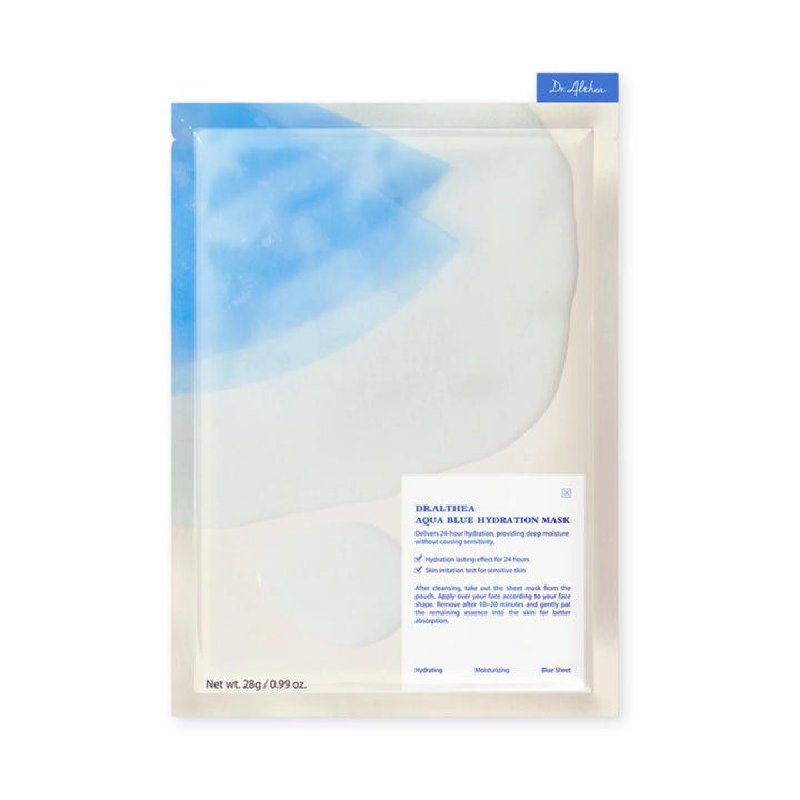Dr. Althea - Aqua Blue Hydration Mask Set - 28g| دكتور الثيا مجموعة أقنعة الترطيب-28 غرام