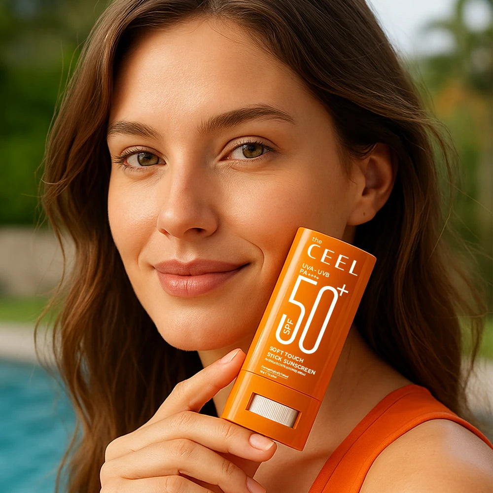 the CEEL Soft Touch Stick Sunscreen Spf50+ - 18g | ذا سيل واقي شمسي ستيك - 18 غ