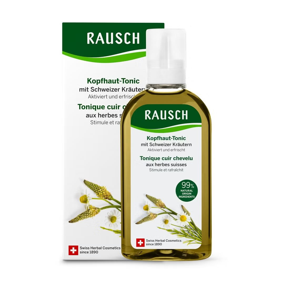 RAUSCH Scalp Tonic With Swiss Herbs - 200ml | راوش تونك لتحغيز فروة الرأس - 200 مل
