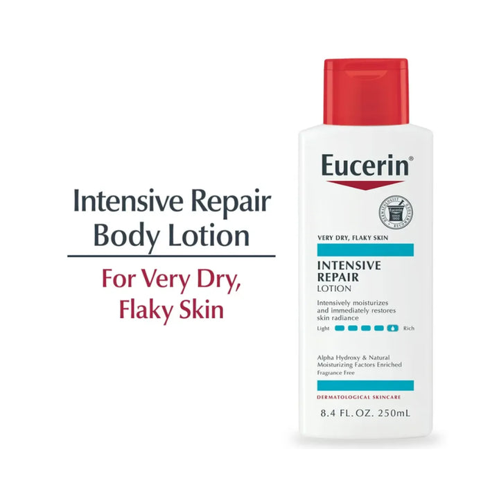 Eucerin Intensive Repair Lotion Very Dry Flaky Skin - 250ml | يوريسين لوشن إصلاح مكثف للبشرة الجافة جداً والمتقشرة – 250 مل