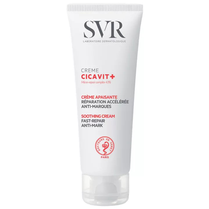Cicavit Creme  Soothing Repairing cream Spf50 - 40ml | كريم سيكافيت  مرمم ومهدئ بعامل حماية 50 - 40 مل