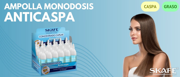 SKAFE Concentrado Capilar Anticaspa (24 x 10Ml) | سكاف أمبولات علاج القشرة  - 24*10 مل