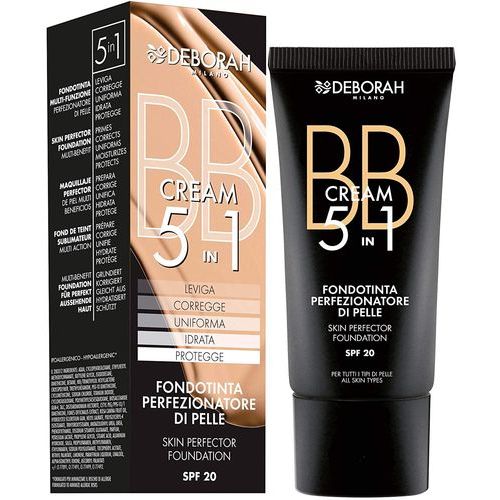 Deborah BB Cream Foundation Spf20 5 In 1 | ديبورا بيبي كريم أساس مع عامل حماية spf 20 5 في 1