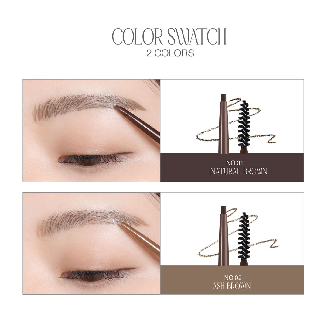 4U2 BASIC EXTRA SLIM BROW PENCIL - 0.08g | فور يو تو قلم تحديد الحواجب - 0.08 غرام
