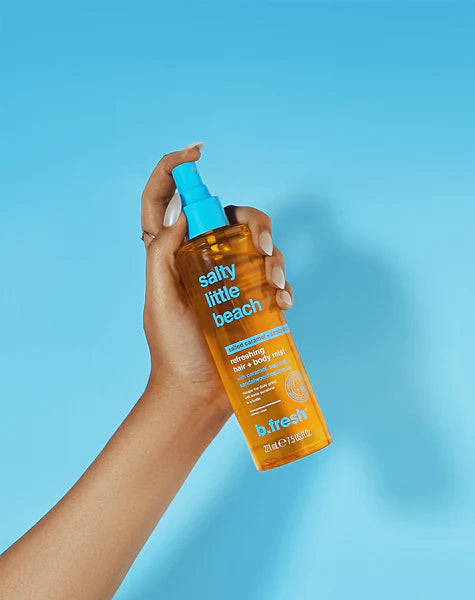b.Fresh Salty Little Beach Salted Caramel + Sandalwood Refreshing Hair + Body Mist - 221ml | بي فريش ميست للشعر و الجسم برائحة الكراميل المملح و خشب الصندل - 221 مل