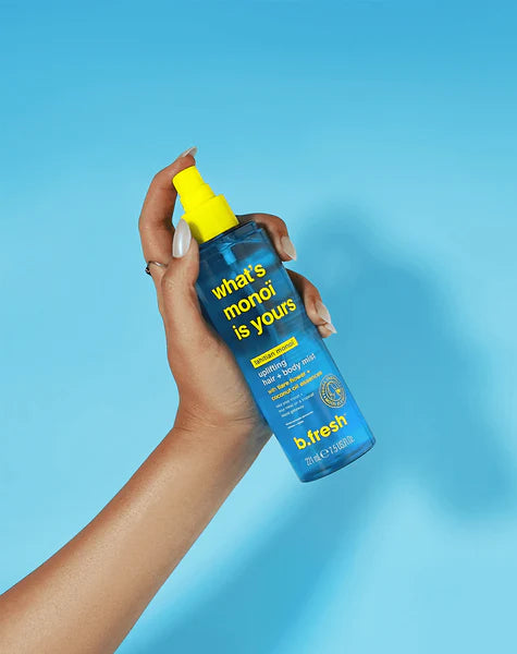 b.Fresh Whats Monoi Is Your Tahitian Monoi Uplifting Hair + Body Mist - 221ml | بي فريش ميست للشعر و الجسم - 221 مل