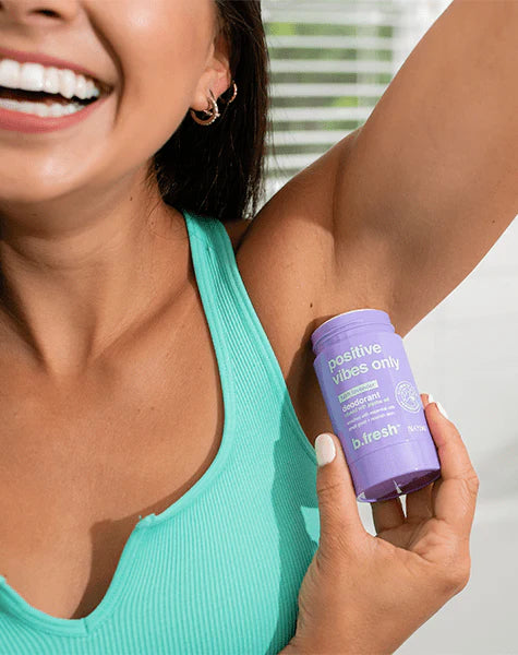 b.Fresh Positive Vibes Only Lush Lavender - 50g | بي فريش مزيل تعرق برائحة اللافندر - 50 غرام