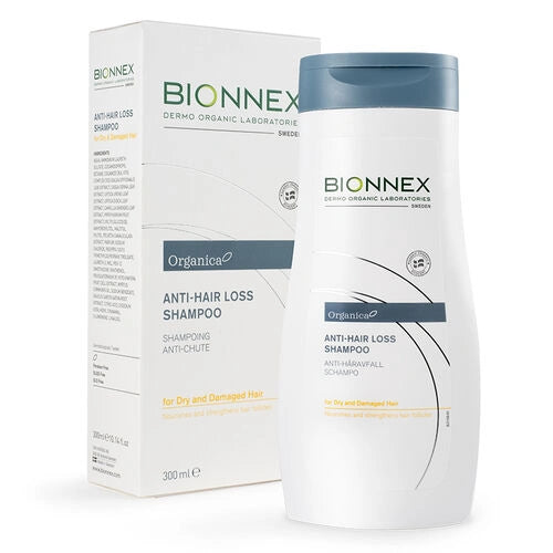 Bionnex Organica Anti-Hair Loss Shampoo For Dry And Damaged Hair - 300ml | بايونيكس شامبو ضد تساقط الشعر للشعر الجاف والتالف - 300 مل