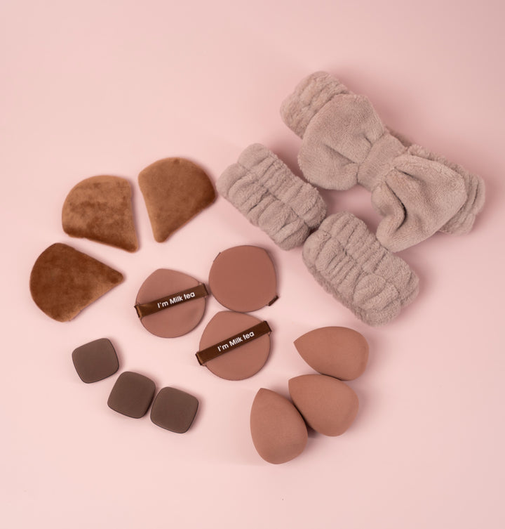 Makeup Tools Set - 15pcs | مجموعة إسفنجات ومستلزمات المكياج - 15 قطعة