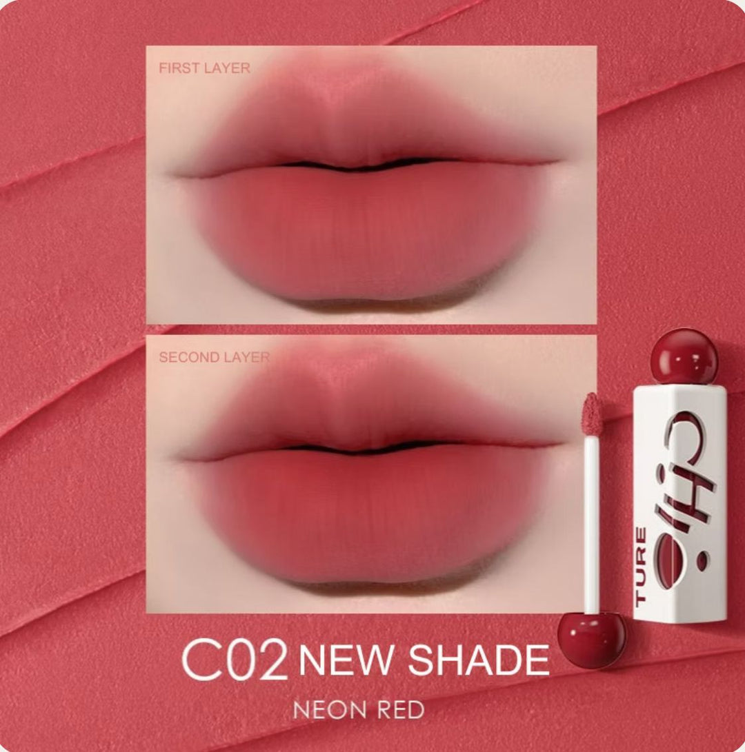 CHIO TURE Chioture Clay Mat Lip - 2.8g| شيو تور احمر شفاه مات-2.8 غرام