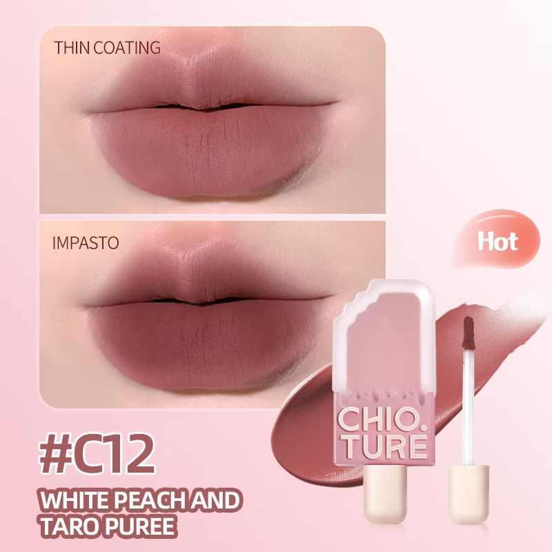 CHIO TURE Ice Cream Watery Lip Gloss - 2ml|شيو تور غلوس للشفاه مائي  -2 مل