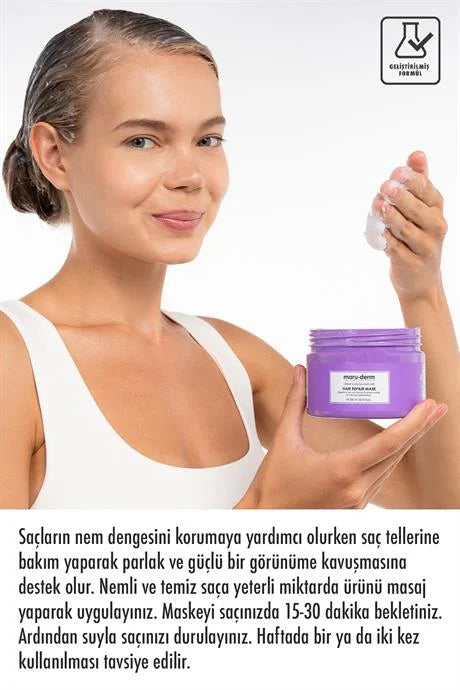 maru.derm Hair Repair Mask - 300ml | مارو.ديرم قناع لترميم الشعر - 300 مل