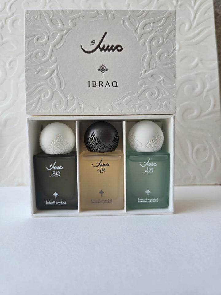 Ibrahim Al-Qurashi Set Mini Musk 3*10 ml | ابراهيم القرشي  مجموعة ميني مسك - 3*10 مل