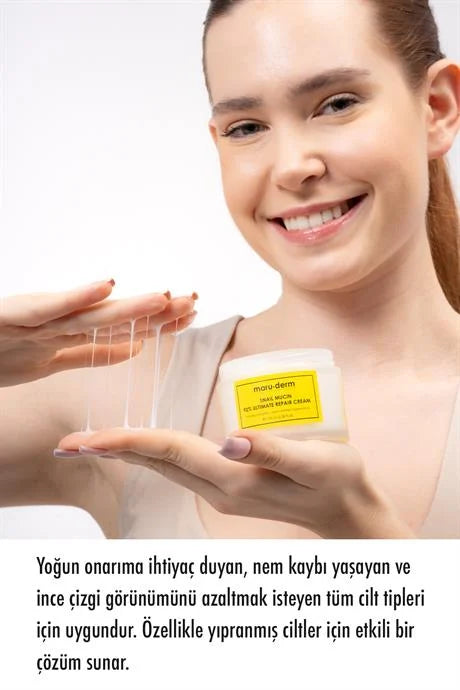 maru.derm Snail Mucin 92% Ultimate Repair Cream - 100ml | مارو.ديرم كريم مستخلص الحلزون 92% مرمم للوجه - 100 مل