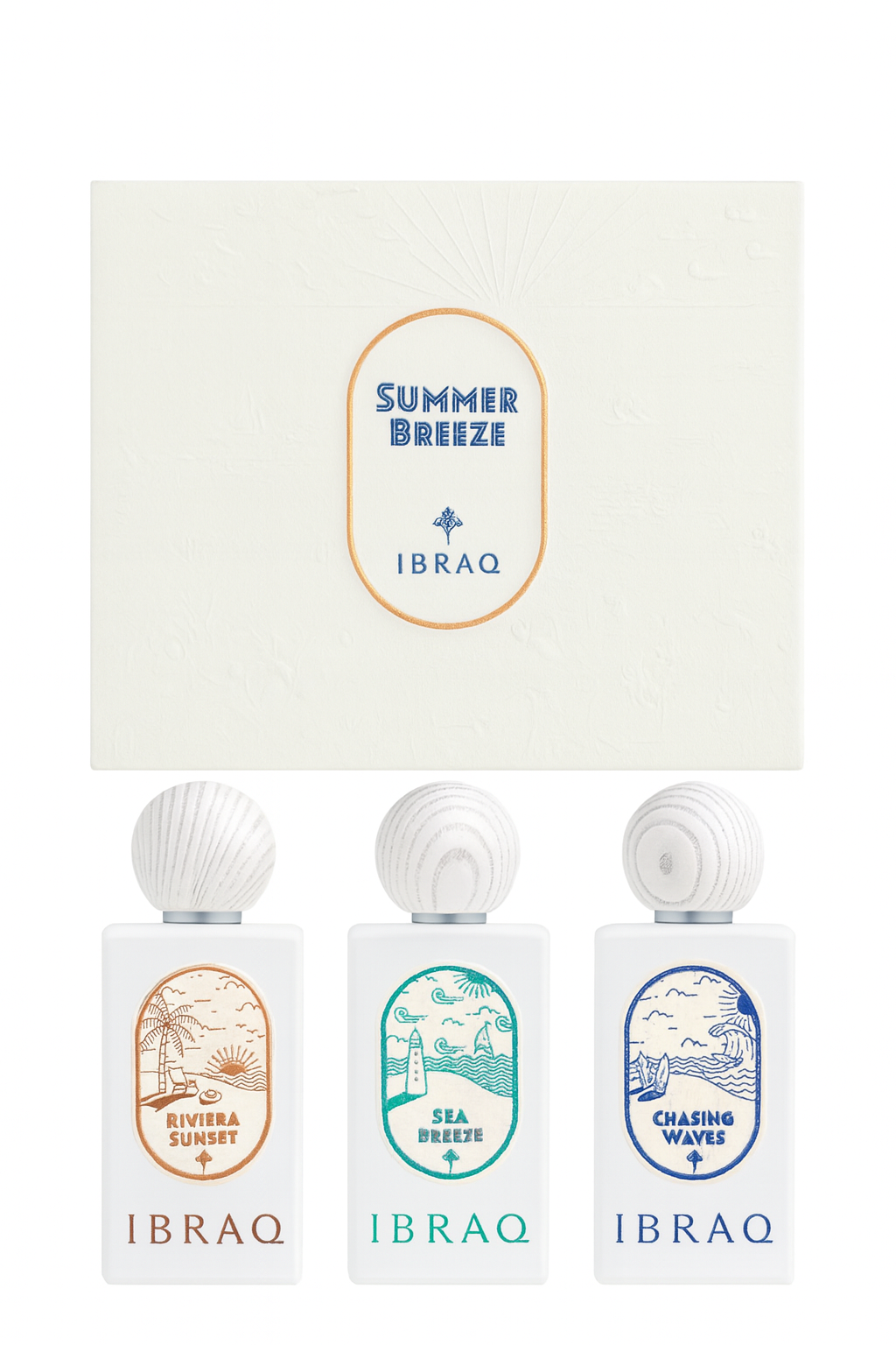 Ibrahim Al-Qurashi SUMMER COLLECTION-3 x 10 mL |   مجموعة الصيف ابراهيم القرشي للجنسين  – 3 × 10 مل