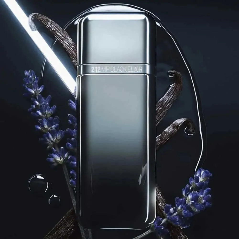 Carolina Herrera 212 VIP Black Elixir 100ml | عطر كارولينا هيريرا 212 في آي بي بلاك إكسير للرجال 100 مل