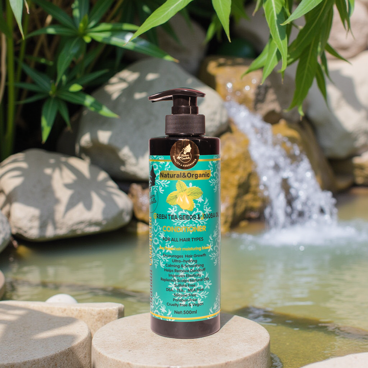 Madam Coachella Green Tea Seeds & Jojoba Hair Conditioner - 500ml | مدام كوتشيلا بلسم الشعر ببذور الشاي الأخضر و الجوجوبا - 500 مل